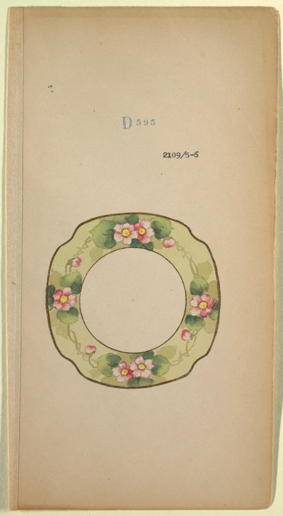 Conception pour une assiette - Unknown